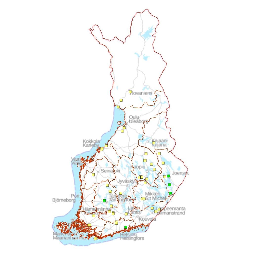 4.2 Painopisteet Vuonna 2017 maaperää tai pohjavettä puhdistettiin seuraavissa viidessä kohteessa: Onttolan ampumaradan kunnostus, Joensuu ja Kontiolahti Kuonatäytön poisto yksityishenkilön