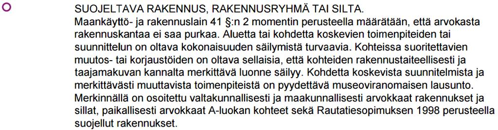 rakennus tai rakennusryhmä (paikallisesti arvokas B-luokan