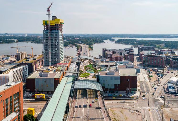 50 % Yritysten ja kiinteistösijoittajien osuus konsernin liikevaihdosta vuonna 2018 Yrityksille ja kiinteistösijoittajille tehtyjen hank - keiden osuus Constin liikevaihdosta kasvoi vuonna 2018 noin