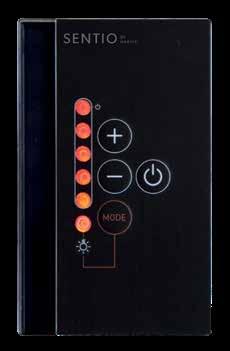 Infrabox INNOVATIIVISTA OHJAUSTA Sentio by Harvia Infrabox on monipuolinen uuden ajan digitaalinen ohjauskeskus infrapunasaunan ja infrapunasäteilijöiden ohjaamiseen.