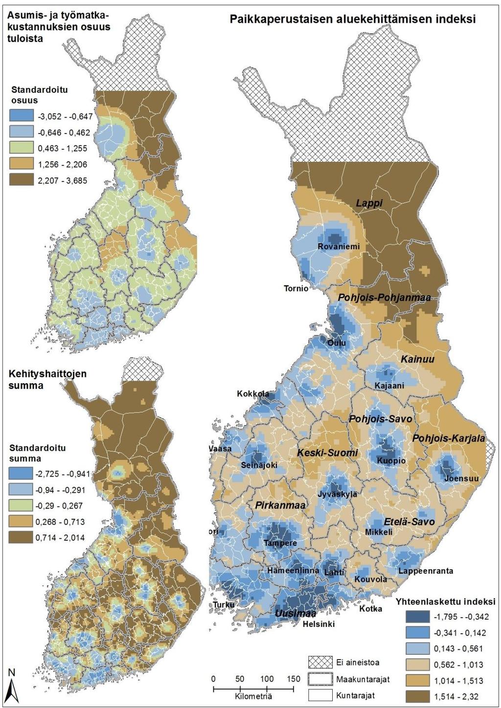 Lähde: Lehtonen 2015a Paikkaperustaisuus olennaista harvaan asutulle maaseudulle Paikkaperustaisen