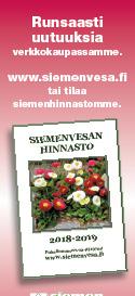 siten, että paakun pinnalle tulee vähän multaa. Paakun pinta ei saa jäädä auringon valoon, koska se kuivuu helposti.