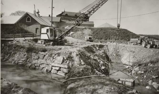 Osa eteläisen polygonin valleista tasattiin vuonna 1869 ja 1870-luvulla. Samalla vallihaudan kaakkoisosan kulkua muutettiin. 87 Tasaamiselta säästyivät 4.