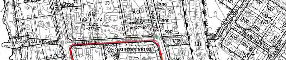 4 Voimassa oleva asemakaava Alueella on voimassa 19.1.1978 (66) ja 12.4.1984 (141) vahvistetut asemakaavat.