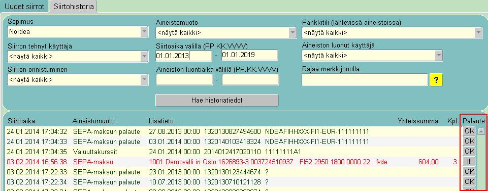 tiliote ei kohdistunut yritykseen puuttuvien perustietojen takia -> jaellaan uudestaan.