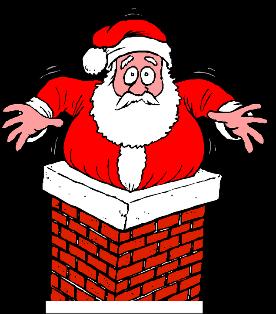 2. Father Christmas on juuttunut savupiippuun (chimney) tuodessaan lahjoja jouluyönä (Christmas night). Jos pukkia ei auteta, pukki ei pääse jakamaan lahjoja. 3.
