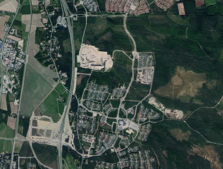 FCG Finnish Consulting Group Oy Kaavaselostus 2 Metsokangas Oulu Kempele Suunnittelualue 2 Lähtötilanne Osayleiskaavan suunnittelualueen rajaus (Karttaote Google 2018, DigitalGlobe).