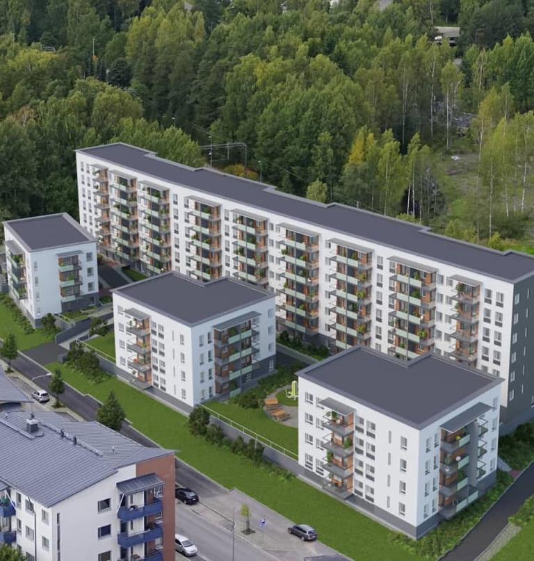 Esimerkkejä uusista hankkeista, Q2 Karhusuon koulukeskuksen vaiheet 2 3 Espoossa, Suomen suurin koulukeskus sisältäen kunnossapidon 20 vuodeksi Imatralla, ~76 milj.