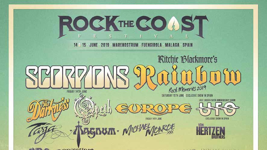 24 Perjantai 18.1.2019 Rock the Coast -liput nyt Centro Finlandian Infosta 1pv 88 2pv 143 Avoinna ma pe klo 9 18, la 10 14 info@centrofinlandia.fi WWW.ROCKTHECOASTFESTIVAL.ES 9.6.