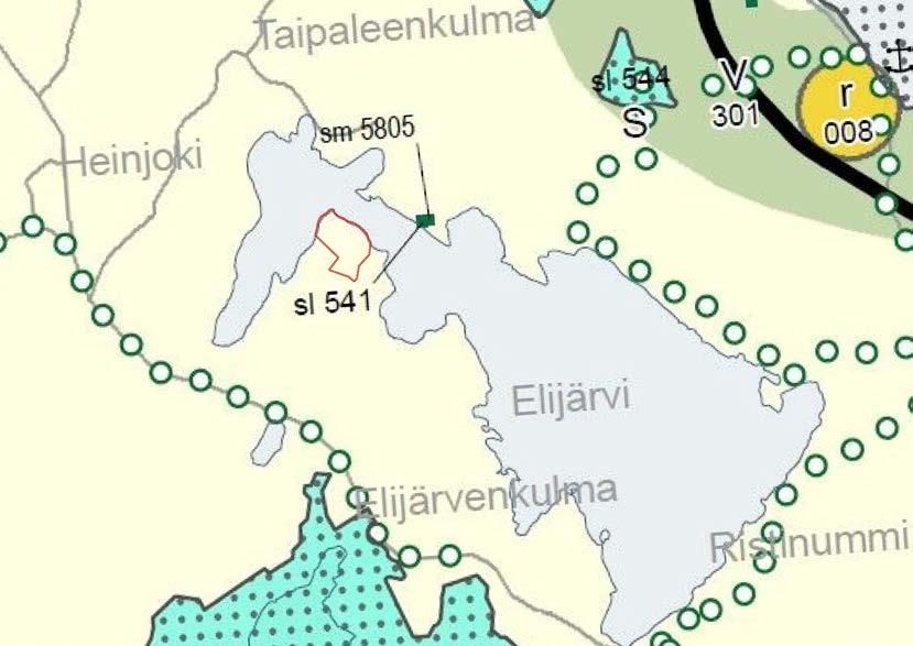 sivu 4 (8) Alueen puulajeina ovat pääosin mänty, lisäksi alueella kasvaa kuusia ja koivuja. Rantaosuudella on nuoria leppiä.