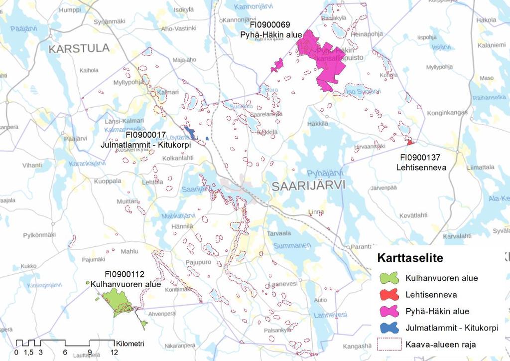 FCG SUUNNITTELU JA TEKNIIKKA OY Natura-arviointi 7 (22