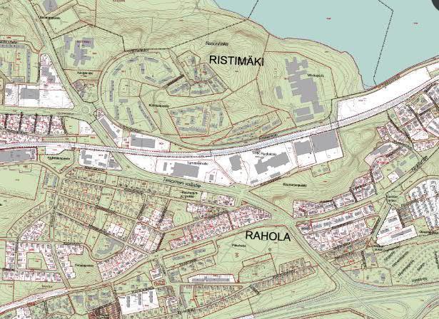 Kaavoitusohjelma 2019 Kaupunkiympäristön suunnittelu, asemakaavoitus Raholan radanvarsikortteli, asemakaava 8707 Raholaan rautatien eteläpuoliselle teollisuusalueelle laaditaan asemakaavamuutos