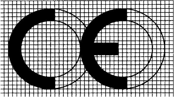 Jos CE-merkintää pienennetään tai suurennetaan, on noudatettava tässä kohdassa vahvistetun piirustuksen mittasuhteita.