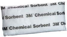 Kemikaalien imeytysaineet Arkki SP110 P110 3M Kemikaalien sidontaliina 28x33cm kpl 200 4 50 Rulla SP190 P190 3M Kemikaalien sidontarulla 0,48x44m kpl 2 2 1 Tyynyt SP300 P300 3M Kemikaalien