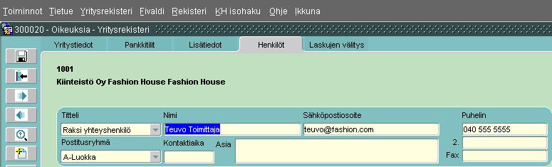 6 Raportointi Ostojen ja myyntien osalta tilaajavastuuraportointia varten on toteutettu raportti: Raporttitulostin -> Työmaarekisteri -> Ostot/Myynnit työmaittain.