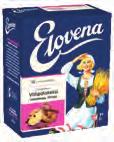 Elovena Välipalakeksi Sitruuna & Siemenet 300 ME: 6 ME/lava: 108 Kasviproteiinit (VEHNÄ, SOIJA), marariini (rypsiöljy, kasvirasvat (palmu, kookos), vesi, suola, aromit, A- ja D2- vitamiinit),