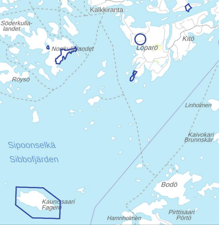 RA 6 Löparö Ranta-asemakaavalla tavoitellaan loma-asumista.