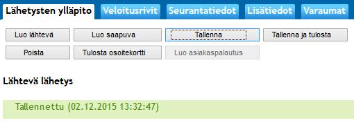 Oy Matkahuolto Ab KÄYTTÖOHJE 13 (22) Mikäli paketti vaatii muotonsa tai sisältönsä puolesta erikoiskäsittelyä, tallenna siihen liittyvät tiedot lopuksi. Valitse erikoiskäsittelyn syy pudotusvalikosta.