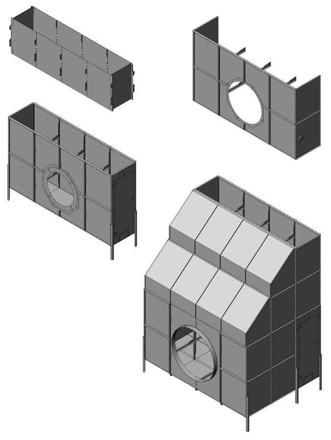A - säteilysuojat A0 - keskiosa S -kulmainen / Ø 0 mm A - kanava S