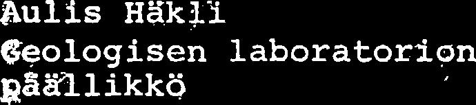 Q OUTOKUMPU OY 0 K MALMINETSINTX E Hanninen/EG 4aa3 It OW/~A~~A~~I(HTI /E((/~Y 16-5-1984 1 - KULLAN ESIINTYMISESTP; KUPARIRIKASTEESSA HAMMASLAHDEN