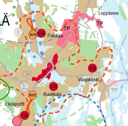 vaihemaakuntakaavasta Yleiskaavat Suunnittelualueella on voimassa Seppälänkankaan osayleiskaava,