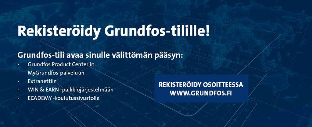 SBA-pumpuissa on myös integroitu kuivakäynti- ja lämpösuoja. Ominaisuudet: maks. nostokorkeus: 45 m maks. tuotto: 3 m 3 /h maks. upotussyvyys: 10 m nesteen lämpötila: 5.