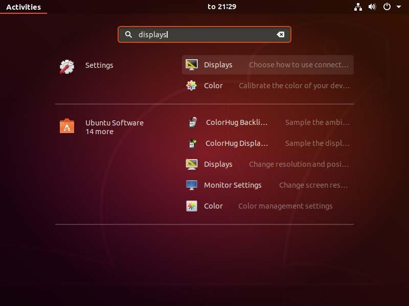 Ruudun koko ja tarkkuus Jos Ubuntu on vieläkin ikkuna eikä koko näytön kokoinen, muutetaan näytön tarkkuus. 27.