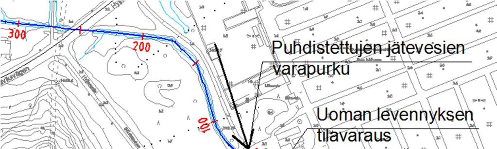 ()... Puhdistettujen jätevesien varapurkuyhteys lominmäen puhdistettujen jätevesien varapurun sijainti on alustavasti suunniteltu Rajaojan itäpuolelle, kevyen liikenteen väylän eteläpuolelle n.