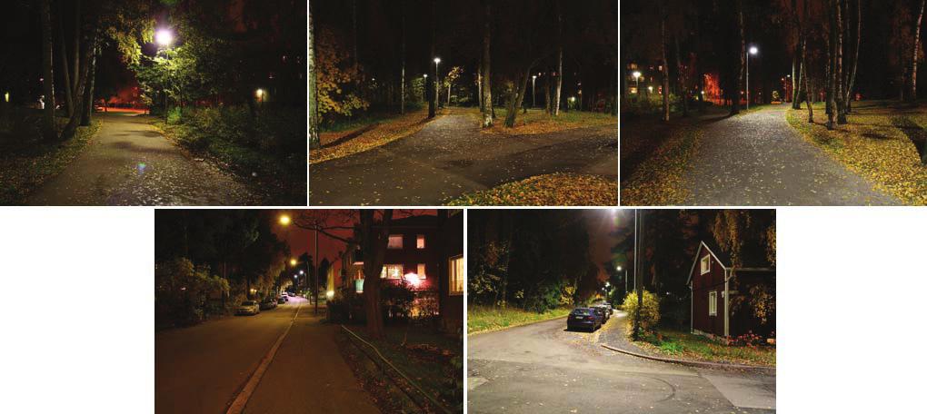 Lighting, perceived restorativeness, fear, preference and pleasantness in nightscapes mean age was 40 years (18-63 years).