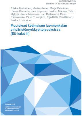 tärkeiltä kalastusalueilta Ammattikalastajien saaliista Kunkin lajin