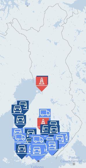 Kaasun tankkaus Moottorinohjausyksikkö tunnistaa automaattisesti kaasulaadun ja kaasun loputtua vaihtaa bensiinille.