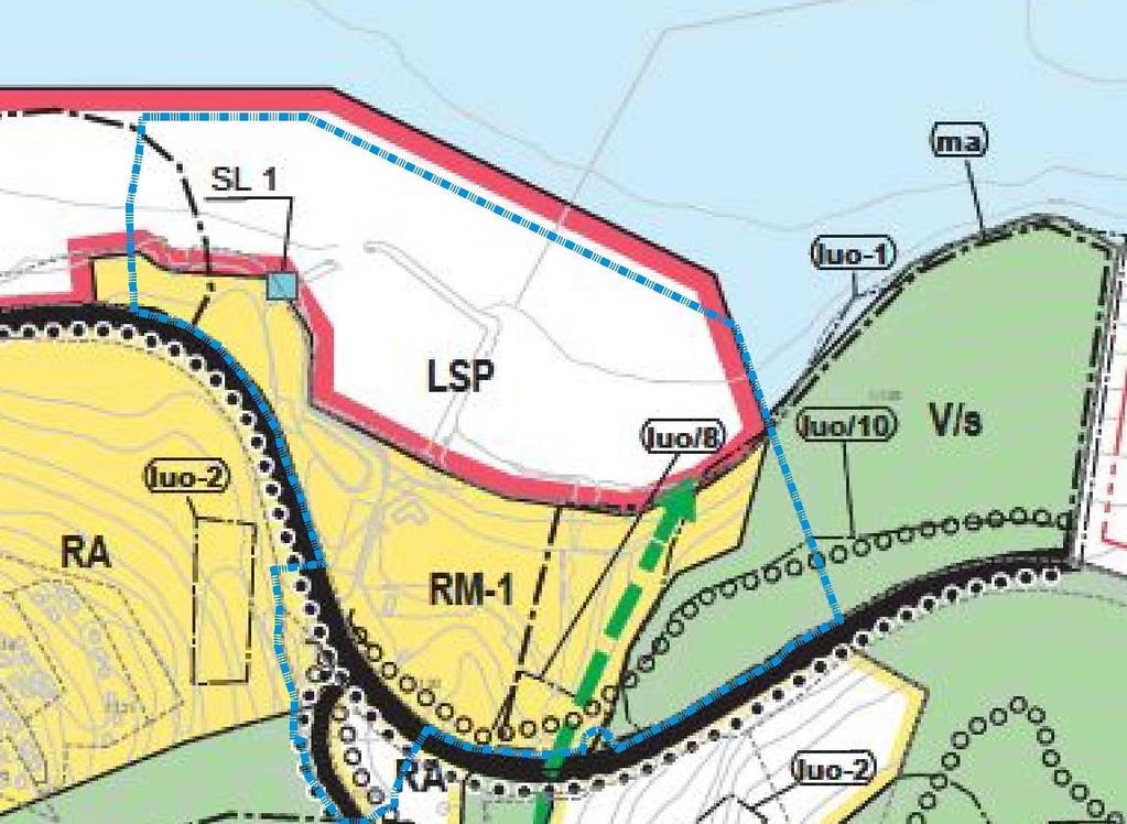 Suunnittelun lähtökohdat, tehdyt selvitykset ja aiemmat suunnitelmat Maakuntakaava Vuonna 2017 voimaantulleessa maakuntakaavassa alue on merkitty pääosin loma- ja matkailu- (R10) ja osin