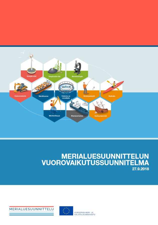 Vuorovaikutussuunnitelma Miksi merialuesuunnitelma tehdään ja mitä se on? Mihin merialuesuunnittelu perustuu? Mitä aluetta merialuesuunnitelma koskee? Mitä asioita merialuesuunnitelmassa käsitellään?