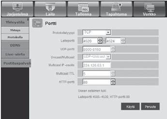 web viewer Verkko Katso lisätietoja varten <Verkkokokoonpano>.