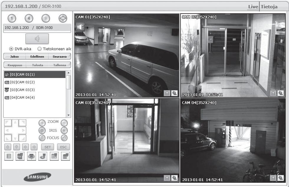 web viewer Jos Microsoftin Silverlight-liitännäinen on jo asennettu 1. Käytä verkkoselainta DVR-laitteeseen yhdistämiseksi. 2. Jos Silverlight-liitännäinen on jo asennettu, näet seuraavan ruudun. 3.