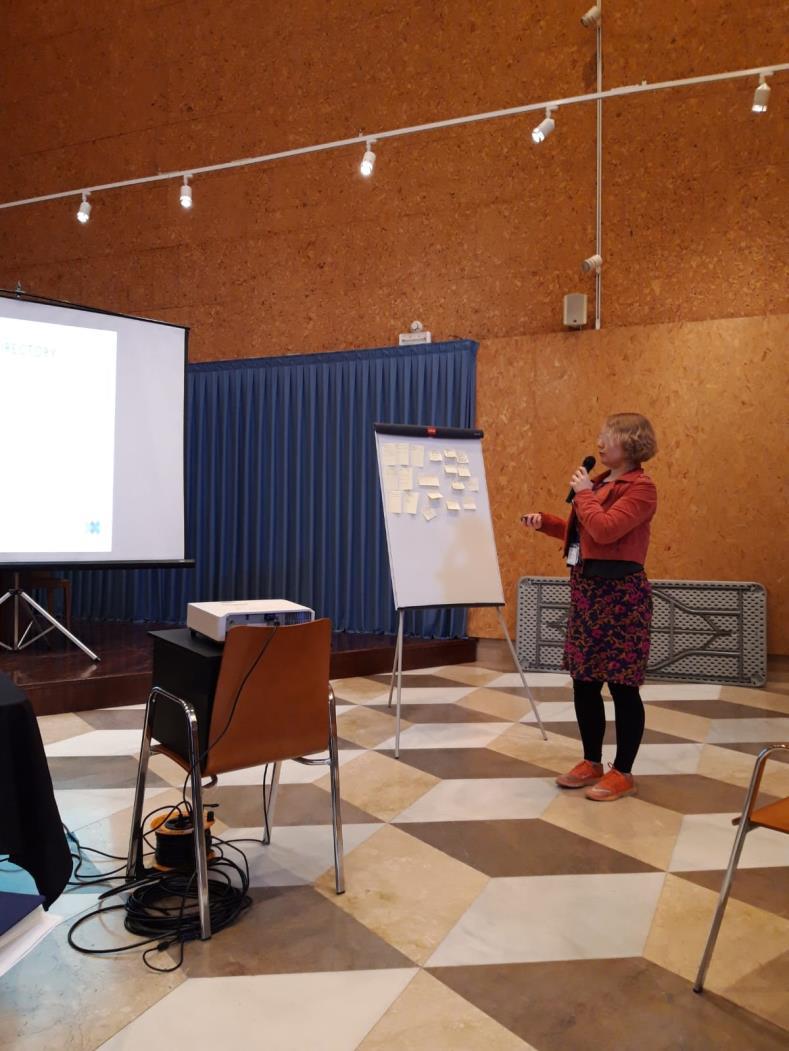 Jokainen maa esitteli omaa paikalliskenttäänsä. 2.päivänä Espoon esittelyvuorossa kerroimme nykyisistä rakenteista ja yhteistyöstä kunnassa.