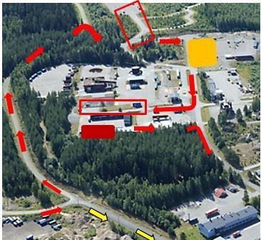 Tapahtuma-alueen kartta - Harjoitusalue (Korvaharju 97, 70800 Kuopio)