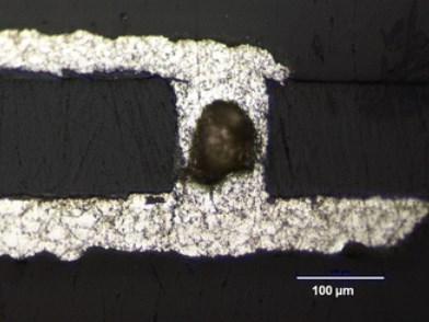 11 2.1.3 Multi-layered structures PE can be a high-volume way to produce electronics, but the resolution of stays relatively low in high volume manufacture.