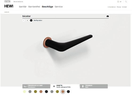 Das umfassende Sortiment, bestehend aus den Türdrücker-Modellen 162 und 250 in den Varianten mini und bicolor, Möbelbeschlägen, Kleiderbügeln und Haken, ermöglicht