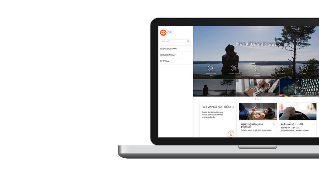 Op.fi:ssä hoituu kaikki asiat helposti, ja yhteyden asiantuntijaan saa monella tapaa.