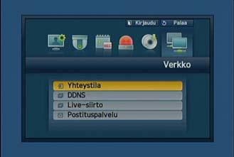 4. Annettuasi tiedot, napsauta <OK>. Verkkoasetukset Yhteystila 1. Napsauta Verkko ja valitse <Yhteystila>.