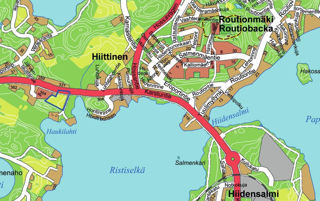 1 LÄHTÖKOHDAT SELVITYS SUUNNITTELUALUEEN OLOISTA ALUEEN