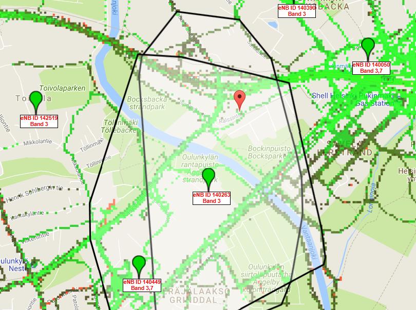 RF Explorer 3G/6G Combo Missä suunnassa on oikea tukiasema 4G modeemilleni? Myös operaattorin valinta on tärkeä.