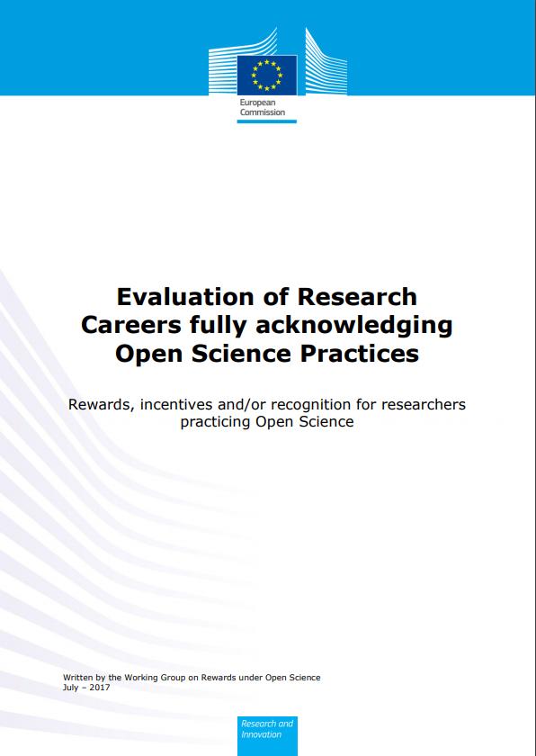 AVOIN TIEDE TUTKIJAN ARVIOINNISSA 2017 - Open Science Career Assessment Matrix 1. AVOIMET TUTKIMUSTUOTOKSET Julkaisut, aineistot, tulokset, ohjelmistot, rahoitus, aktiviteetit 2.