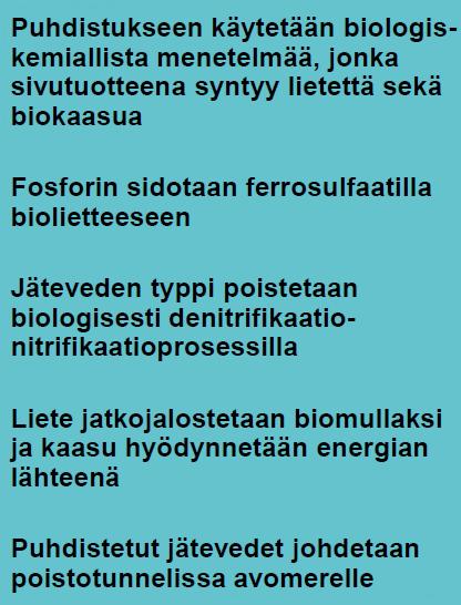 talteenottoa jätevesistä