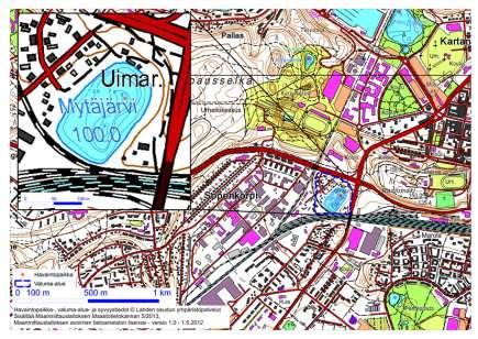 Mytäjäinen Pinta-ala 0,02 km 2 Valuma-alue 0,07 km 2 Keskisyvyys 3,5 m Suurin syvyys 11 m V.