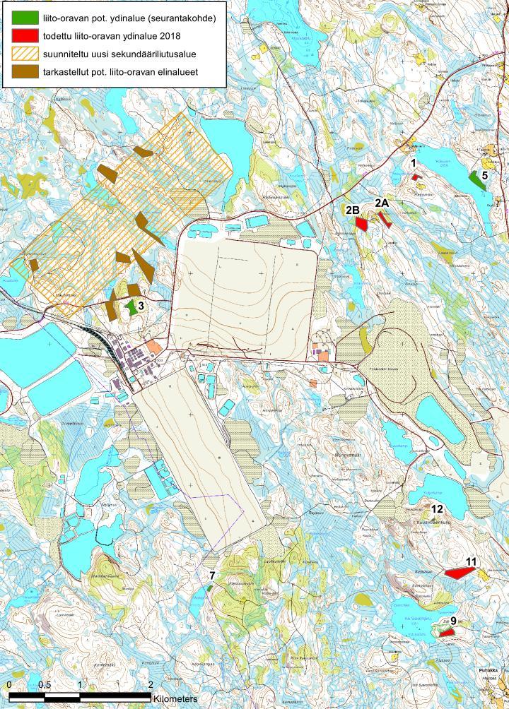 Biologinen tarkkailu 2018 16 Kartta 3.