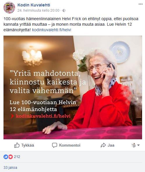 Tarinat kiinnostavat: ketä ihmisiä te voisitte