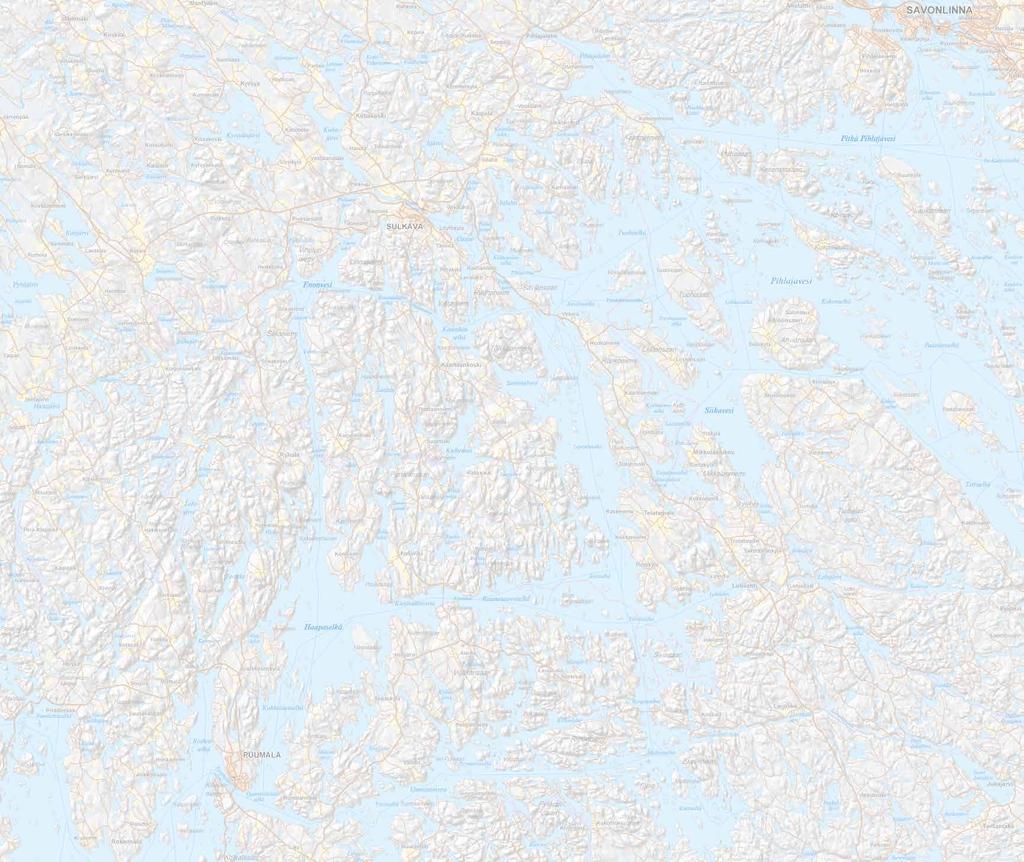 / Basemaps National Land Survey of Finland Saimaa Geopark kohteet Sulkavalla / Saimaa Geopark sites in Sulkava GEOKOHTEET / GEOSITES: 61 Lohilahden delta ja muinainen lasku-uoma / Lohilahti delta and