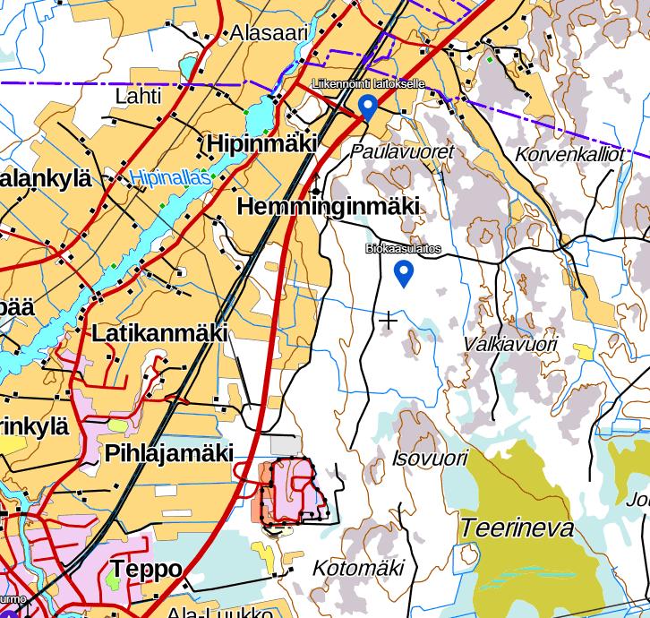 Ympäristölupahakemus 4/61 Kuva 1.